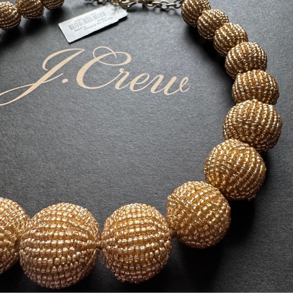 J. Crew beaded gumball necklace in gold - Picture 5 of 6